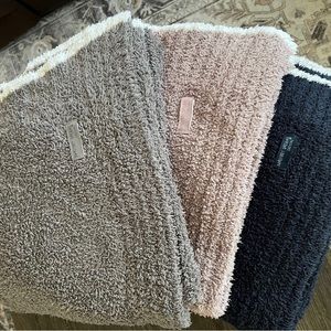 Three barefoot dreams blankets originally purchased from Nordstrom.